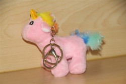 Unicorn keyring PINK