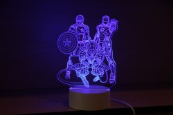 Marvel 3D LED light (blue)